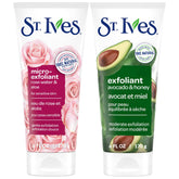 St. Ives exfoliante aguacate miel, textura cremosa para piel suave