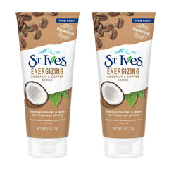 St Ives Exfoliante Energizante Coco y Café: exfoliación suave para piel fresca.