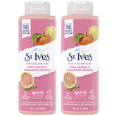 St. Ives limon rosado: exfoliación suave para piel radiante