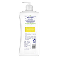 Close-up of the lotion texture, creamy and non-greasy