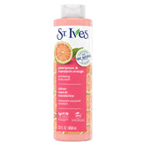 St. Ives Pink Lemon & Mandarin Body Wash bottle 22 oz shown for a refreshing citrus cleanse.