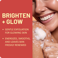 St. Ives Pink Lemon & Mandarin Body Wash in daily shower routine setup.