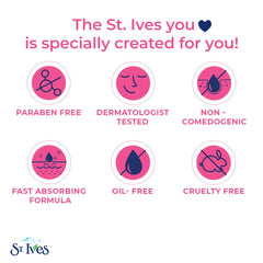 St. Ives con vitamina B3 equilibrio de la piel grasa.