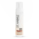 ST. MORIZ Professional Medium Mousse bottle front for a salon-quality bronze glow at home