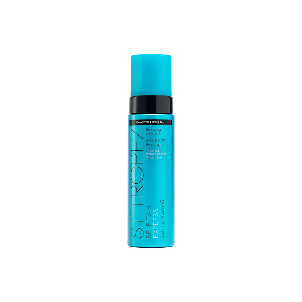 St.Tropez Express Mousse bottle for easy at-home tanning