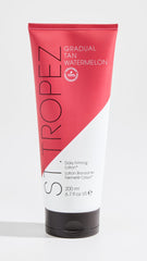 St.Tropez Watermelon Scent Lotion close-up showing quick absorption and non-sticky finish