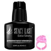 STACY LASH extra strong glue bottle used for pro lash extensions with fast dry time