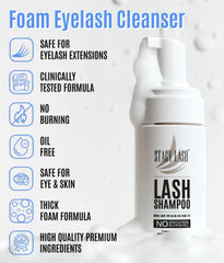 STACY LASH kit limpieza pestañas y cejas para casa o salón