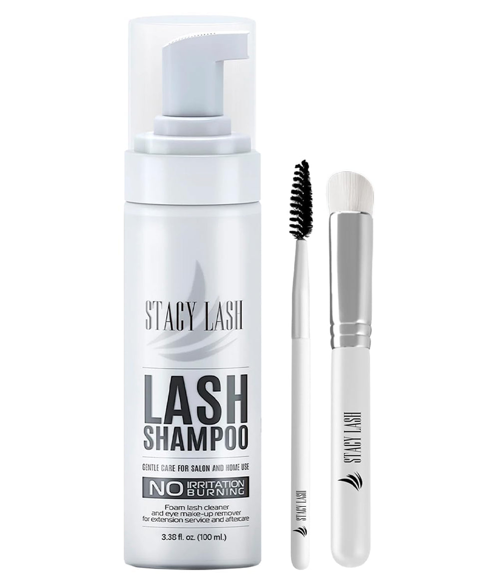 STACY LASH shampoo espuma suave para limpieza delicada de pestañas