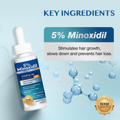 Stafenit 5% minoxidil serum dropper-dispense shows precise application for thinning areas.
