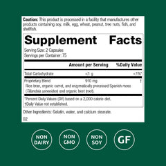 Standard Process Zymex capsules label close-up highlighting gluten-free and dairy-free features.