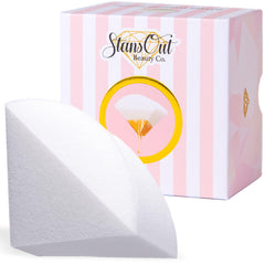 StansOut Memory Foam Sponge achieves airbrush finish with liquid, cream, or powder formulas.