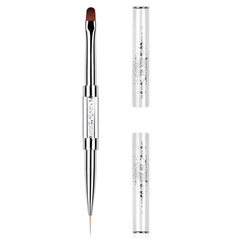 Starfa Lab dual-ended gel brush bottle design for precise nail art.