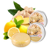 Starhig ginger hair growth shampoo bar packaging shows natural formula for healthier hair