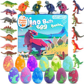 Bomba de baño STARYAR dino-huevo con sorpresa y colores brillantes