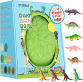 STARYAR bomba de baño dino XXL con sorpresa dentro para una hora del baño divertida en Pascua.