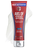 SteelFit Abs of Steel maximum definition cream bottle ready for a skin firming boost