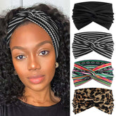 STGDAK stripe knot turban headband for versatile styling