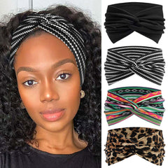 STGDAK stripe knot turban headband for versatile styling
