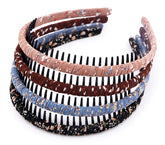 STHUAHE 4PC, peine dientes-resina multicolor para peinado suave.