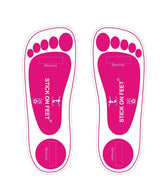 STICKONFEET premium feet pads for spray tanning provide clean, secure foot protection during sessions.