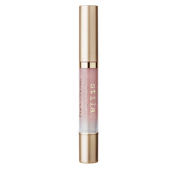 Stila Plumping Lip Glaze Kitten tube closeup with glossy shine and mint tingling sensation.