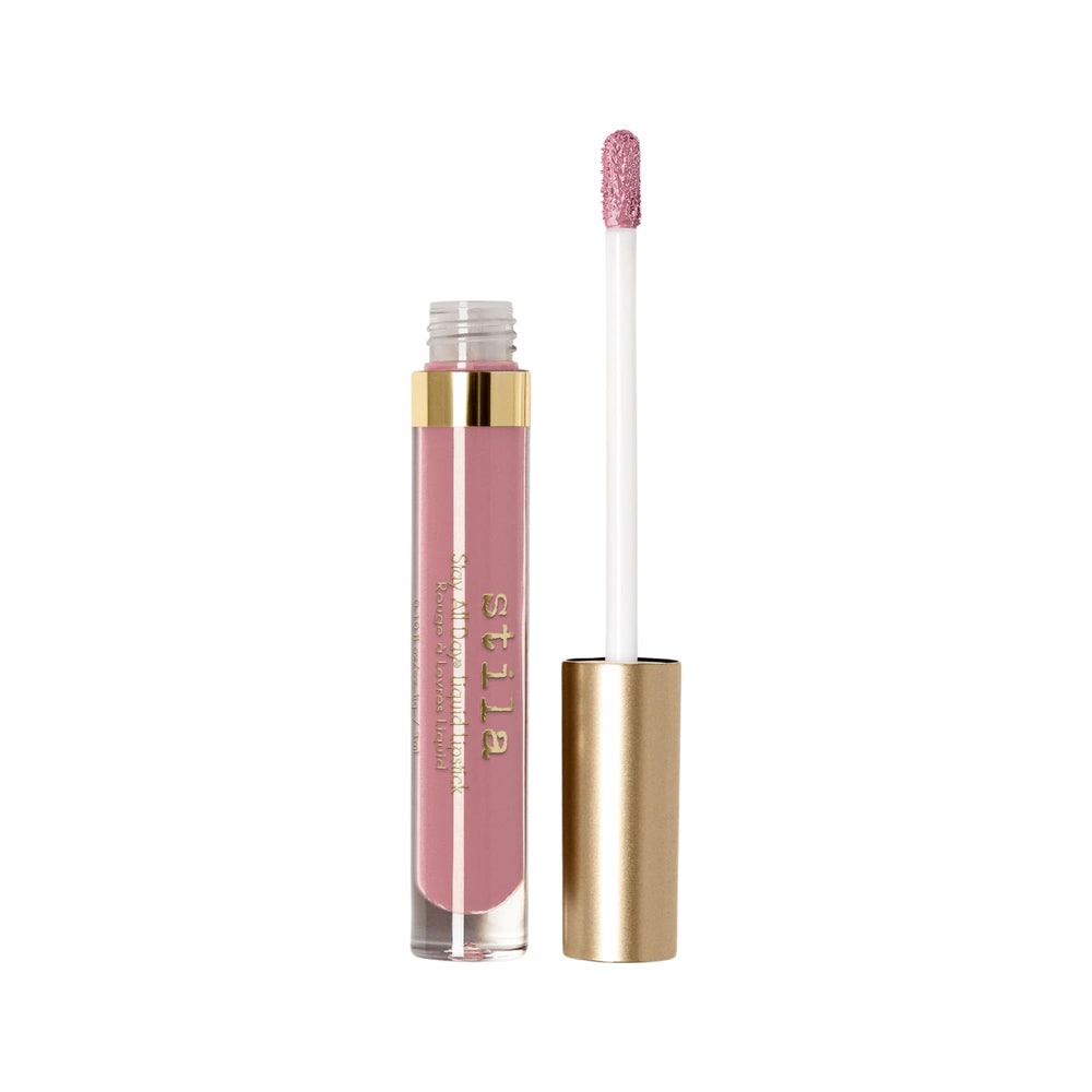 stila Stay All Day Lipstick with sheer matte finish provides lasting color.