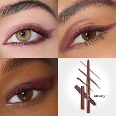 stila Stay All Day gel eye liner blend into shadow for soft depth.