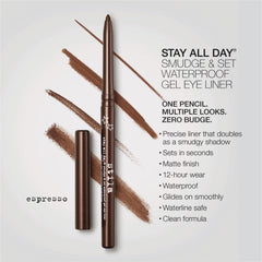 Stila Stay All Day gel eyeliner for waterline use with defined brightness.
