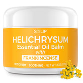 STILIP bálsamo Helichrysum con incienso en pote, cuidado facial natural para renovación diaria.