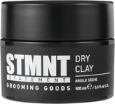 STMNT Dry Clay bottle showcasing premium matte finish for bold styling.