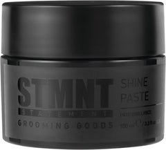 STMNT Shine Paste bottle front with natural shine finish
