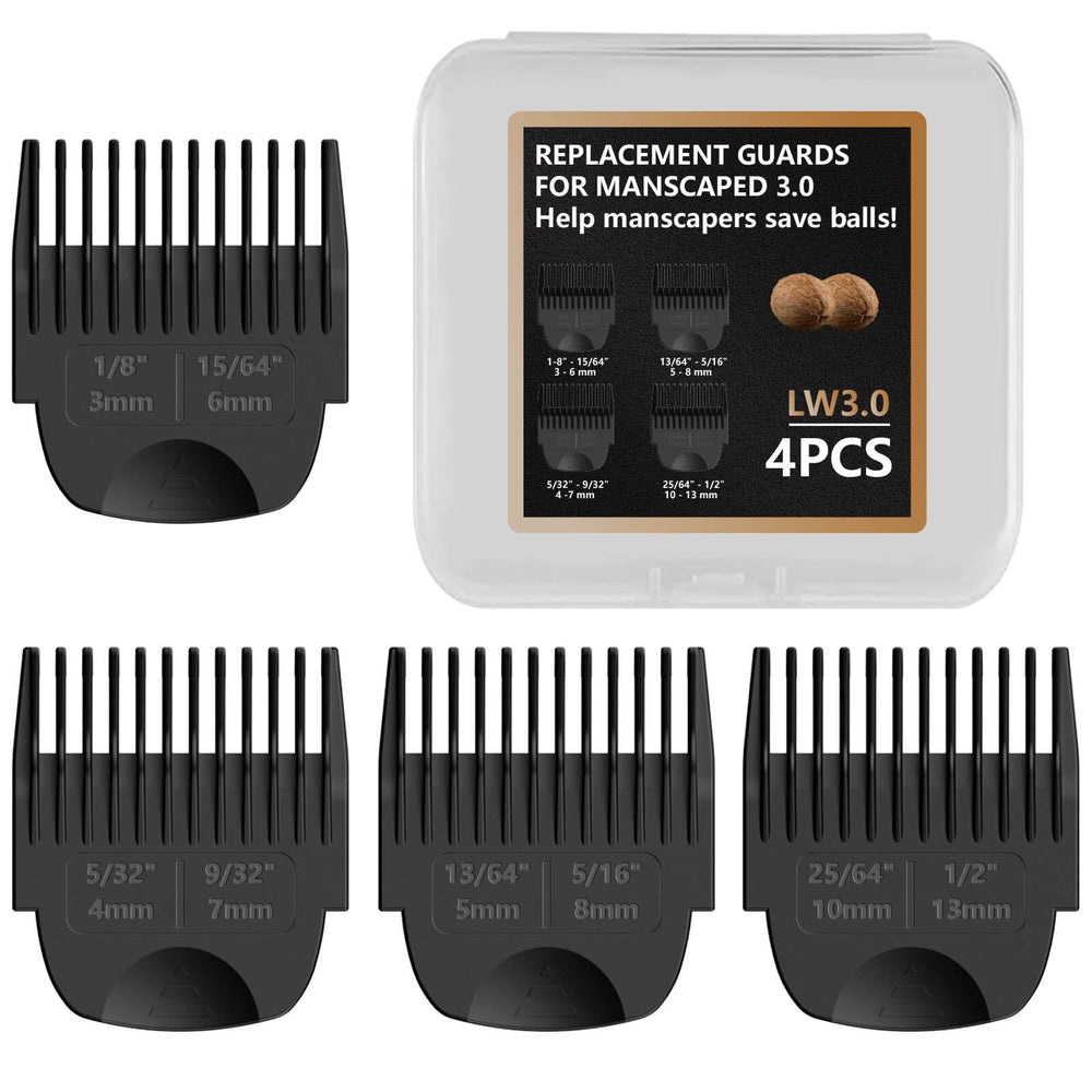Stovast 4-pack guards for Manscaped Lawn Mower 3.0 enable quick replacement for consistent trims.