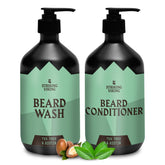 Striking Viking Beard Wash Tea Tree cleanses and refreshes beard.