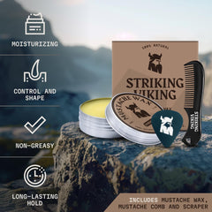 Striking Viking pocket comb for quick touch-ups anywhere