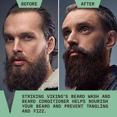 Striking Viking Sulfate-Free Cleanse for gentle daily use.
