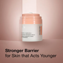 StriVectin Barrier Restore bottle packaging highlights fragrance-free formula for sensitive skin.