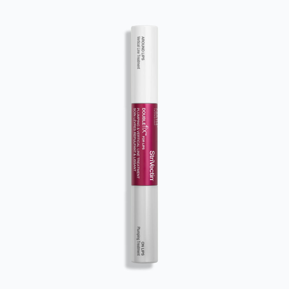 StriVectin DoubleFix lips-2in1 close-up showing glossy hydration