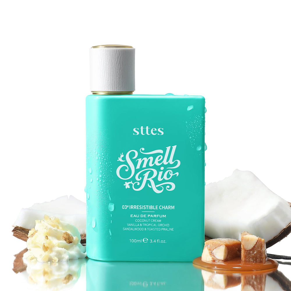 Sttes Smell Rio 03 Irresistible Charm bottle—long-lasting fragrance for daily wear