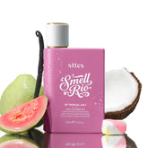Stttes Smell Rio Perfume 04 bottle on vanity with tropical notes for a long-lasting mood boost.