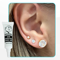 Gel de aloe vera Studex para piercing, alivio suave y cuidado diario.