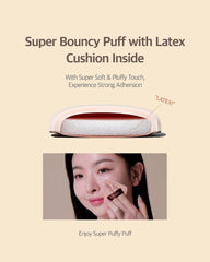 STUDIO17 Pang Pang triangle puff with case for clean storage on the go
