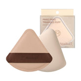 STUDIO17 Pang Pang triangle puff: large latex foundation sponge for smooth coverage