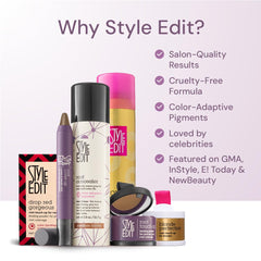 Style Edit Lightweight No-Residue formula leaves soft, touchable hair.