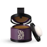 Style Edit Root Touch Up Powder compact shown for precise gray root coverage.