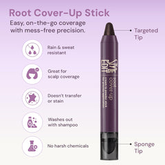 Style Edit Root Touch Up Stick demonstrates color-match blending for natural tones.