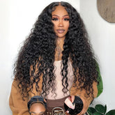 StyleLife Wear and Go glueless wig with deep wave texture for effortless styling