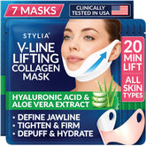 Stylia V Line lifting collagen mask double chin helps define jawline during use