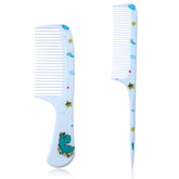 Styquenzer Cute Hair Comb Set with blue dinosaur pattern for smooth detangling and styling