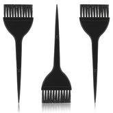Styquenzer hair dye brush 3-pack with ergonomic black handles for precise, even color application.